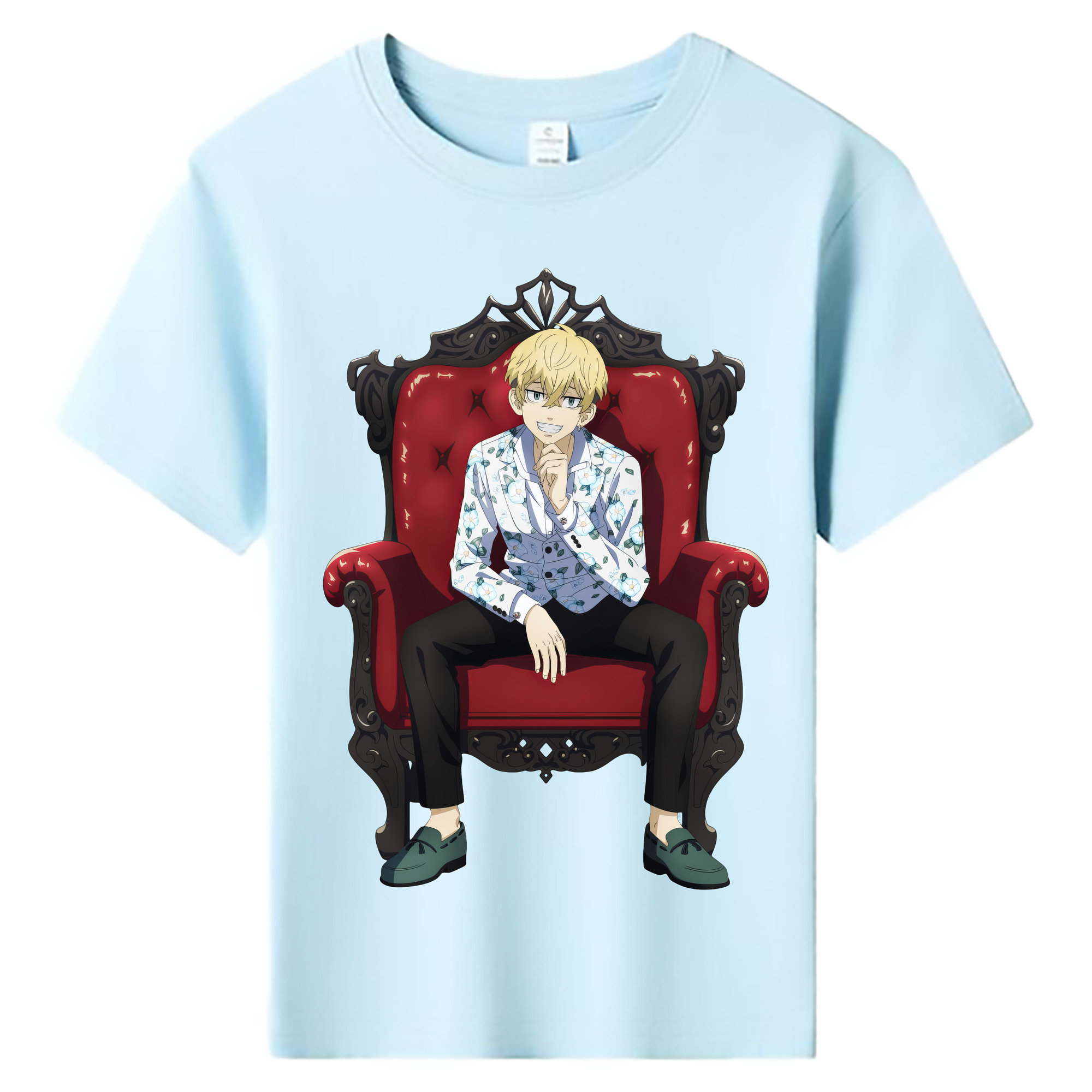 （画像用） 東京リベンジャーズ Tokyo Revengers 綿100％キッズTシャツ（フロントプリント）